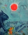 Die Sonne über Paris Zeitgenosse Marc Chagall
